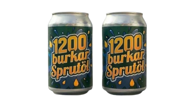 1 200 burkar sprutöl