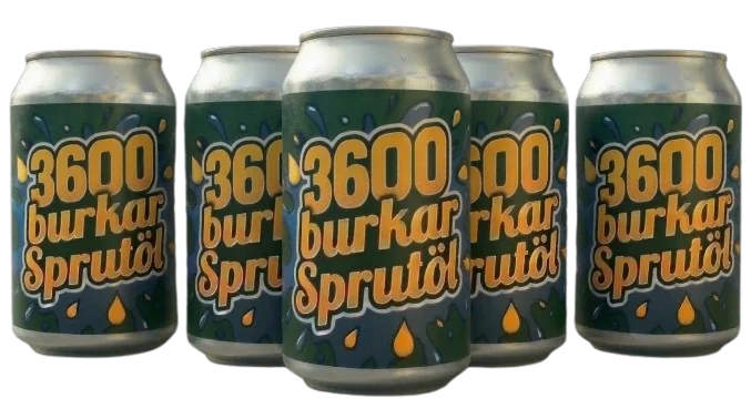3 600 burkar sprutöl