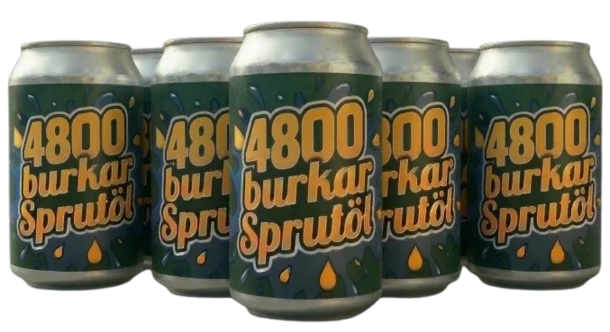 4 800 burkar sprutöl